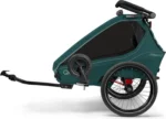 Qeridoo Kidgoo 2- Kinderfahrradanhänger für 2 Kinder, Farbe: Pacific Blue – Bild 2