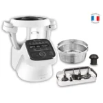 Moulinex HF80CB, 4,5 l, 150 °C, 16000 RPM, 30 °C, Dessert, Teig, Soße, Suppe, Dampf, Stew, 120 min