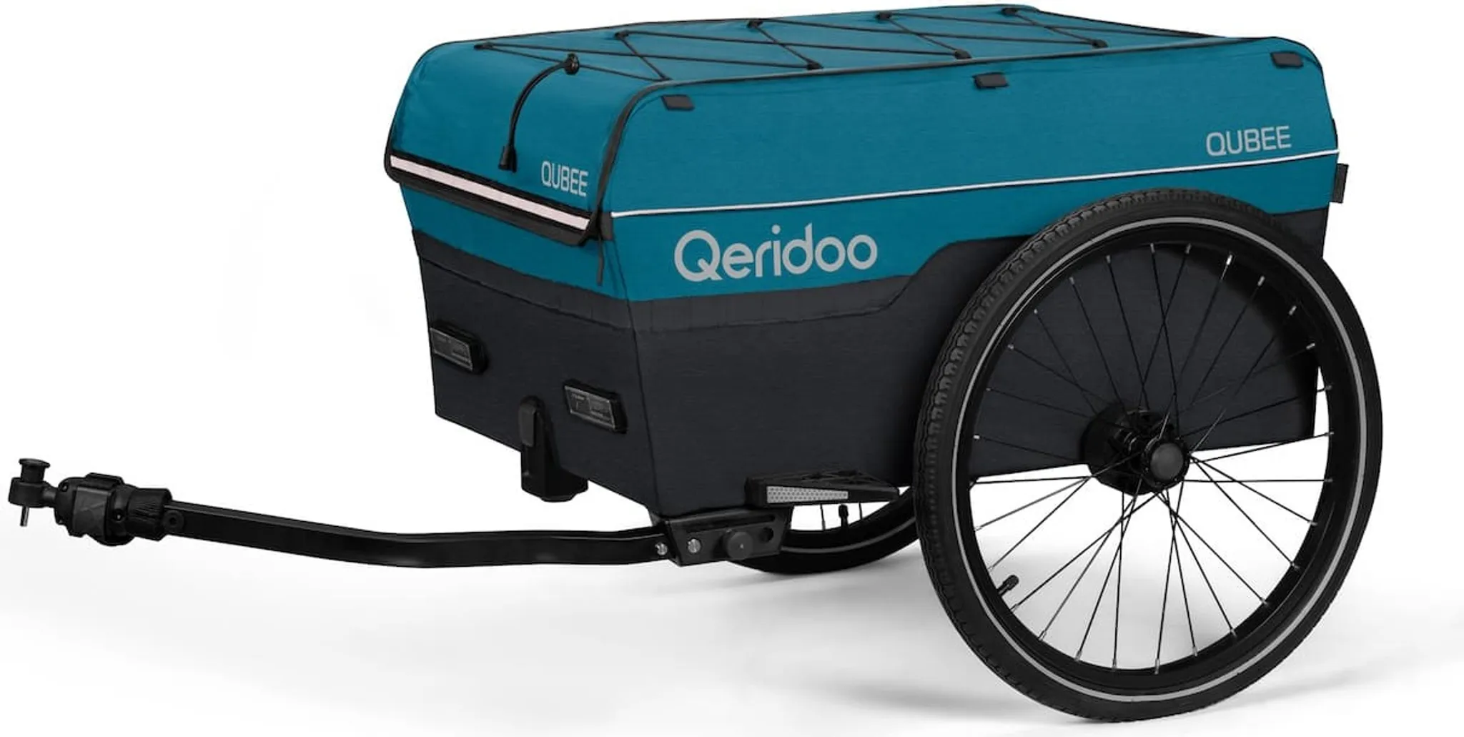 69c7266436825af9acae175aad668ea7.webp Qeridoo Qubee Cargo / Lastenanhänger, Farbe: Petrol – Bild 1