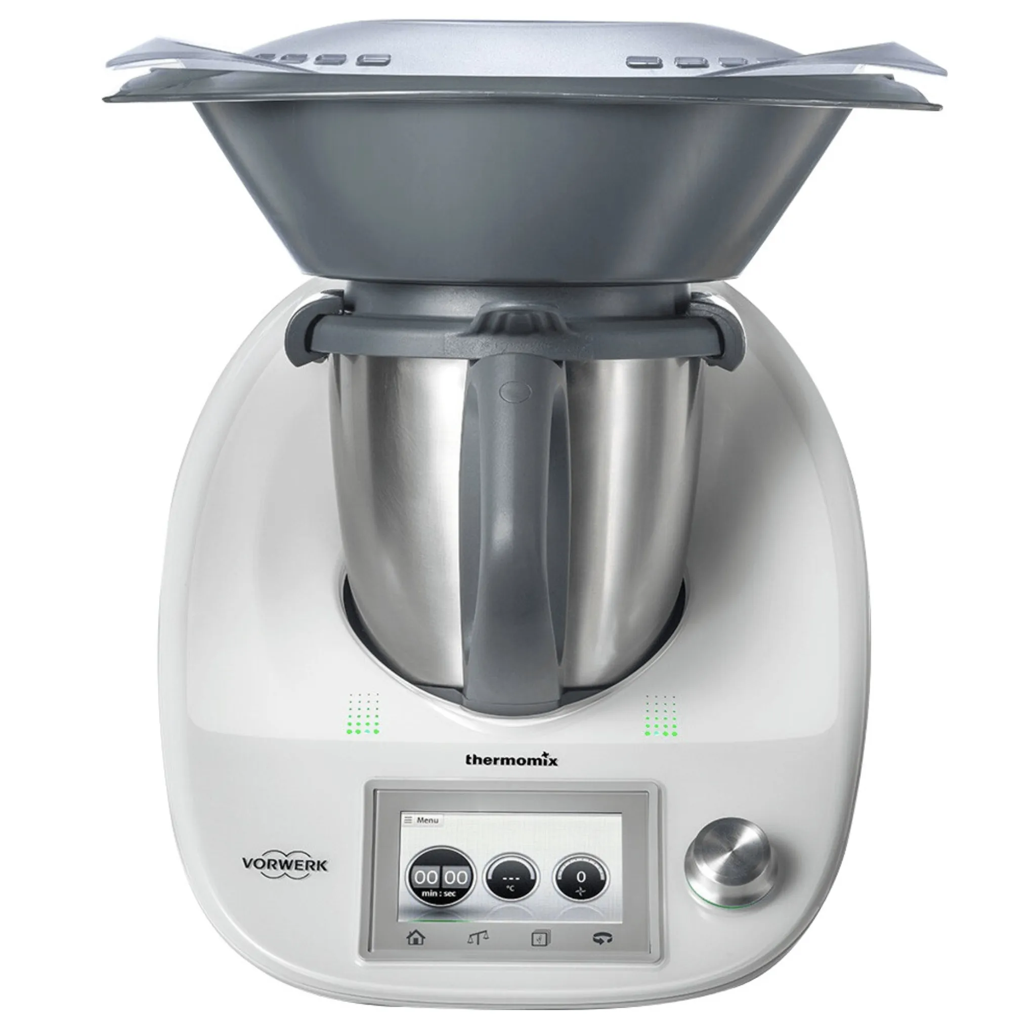 6b8648cbe20950db021ff44546130453.webp Vorwerk Thermomix TM5 Weiß inkl. Cook-Key – Bild 1