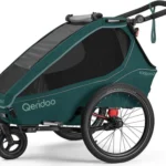 Qeridoo Kidgoo 2- Kinderfahrradanhänger für 2 Kinder, Farbe: Pacific Blue