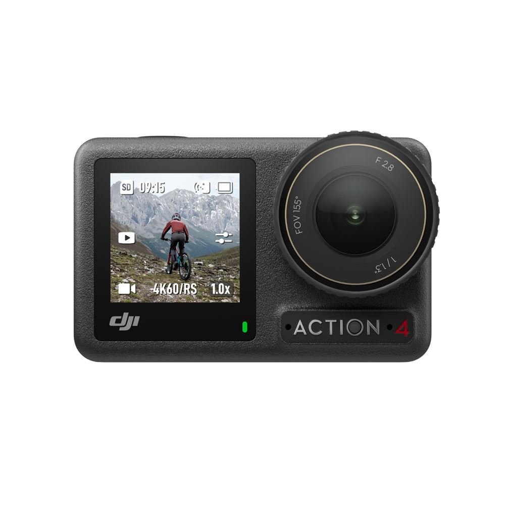 Camera-sport-DJI-Osmo-Action-4-Standard-Combo-Noir DJI Osmo Action 4 Standard Combo Schwarze Sportkamera – Bild 1