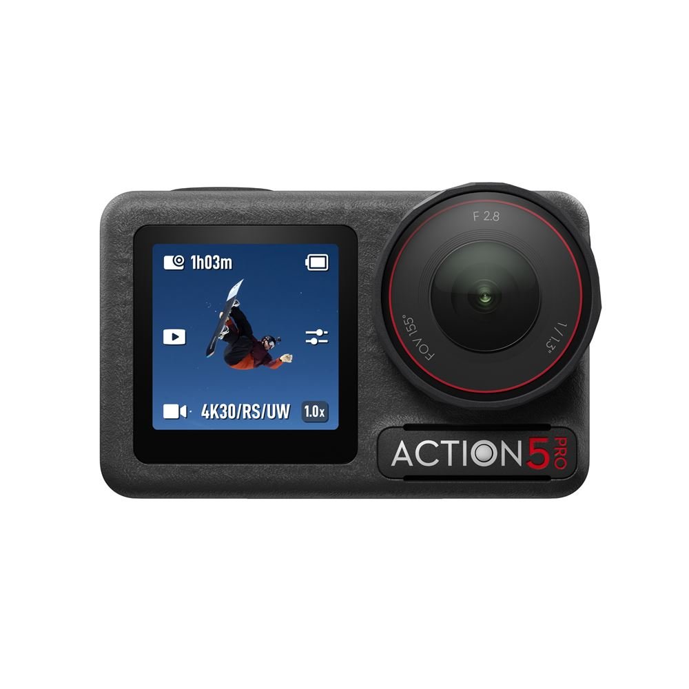 Camera-sport-Dji-Osmo-Action-5-Pro-Adventure-Combo-Noir DJI Osmo Action 5 Pro Adventure Combo Schwarze Action-Kamera – Bild 1