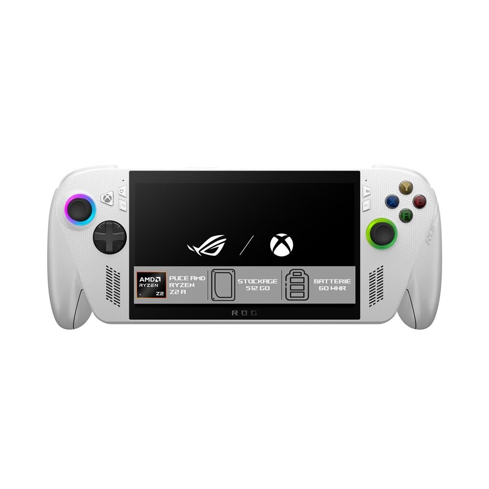 Console-portable-Asus-ROG-Xbox-Ally-16-Go-RAM-512-Go-D-Blanc Asus ROG Xbox Ally tragbare Konsole, 16 GB RAM, 512 GB SSD, Weiß – Bild 1