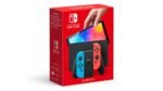 Nintendo Switch (OLED-Modell) mit neonblauen/neonroten Joy-Con-Controllern – Bild 4