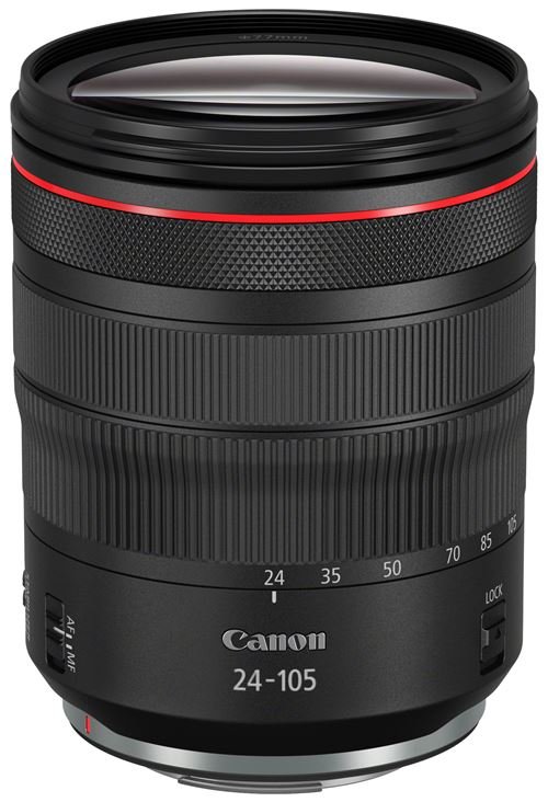 Objectif-Hybride-Canon-RF-24-105mm-f-4-L-IS-USM Canon RF 24-105mm f/4 L IS USM Hybridobjektiv – Bild 1