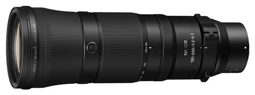 Objectif-hybride-Nikon-Nikkor-Z-180-600mm-f-5-6-6-3-VR-noir Nikon Nikkor Z 180-600 mm 1:5,6-6,3 VR Hybrid-Objektiv, Schwarz – Bild 1