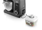 ETA Küchenmaschine Gratus Kuliner II Max I Vollmetall I 12 Geschwindigkeiten I 6.7 L und 3.5 L Schüssel I 1700 W I integrierte Waage I LED-Display – Bild 3