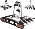 Fahrradträger für 4 Fahrräder 60kg Heckträger Anhängerkupplung abklappbar 58001