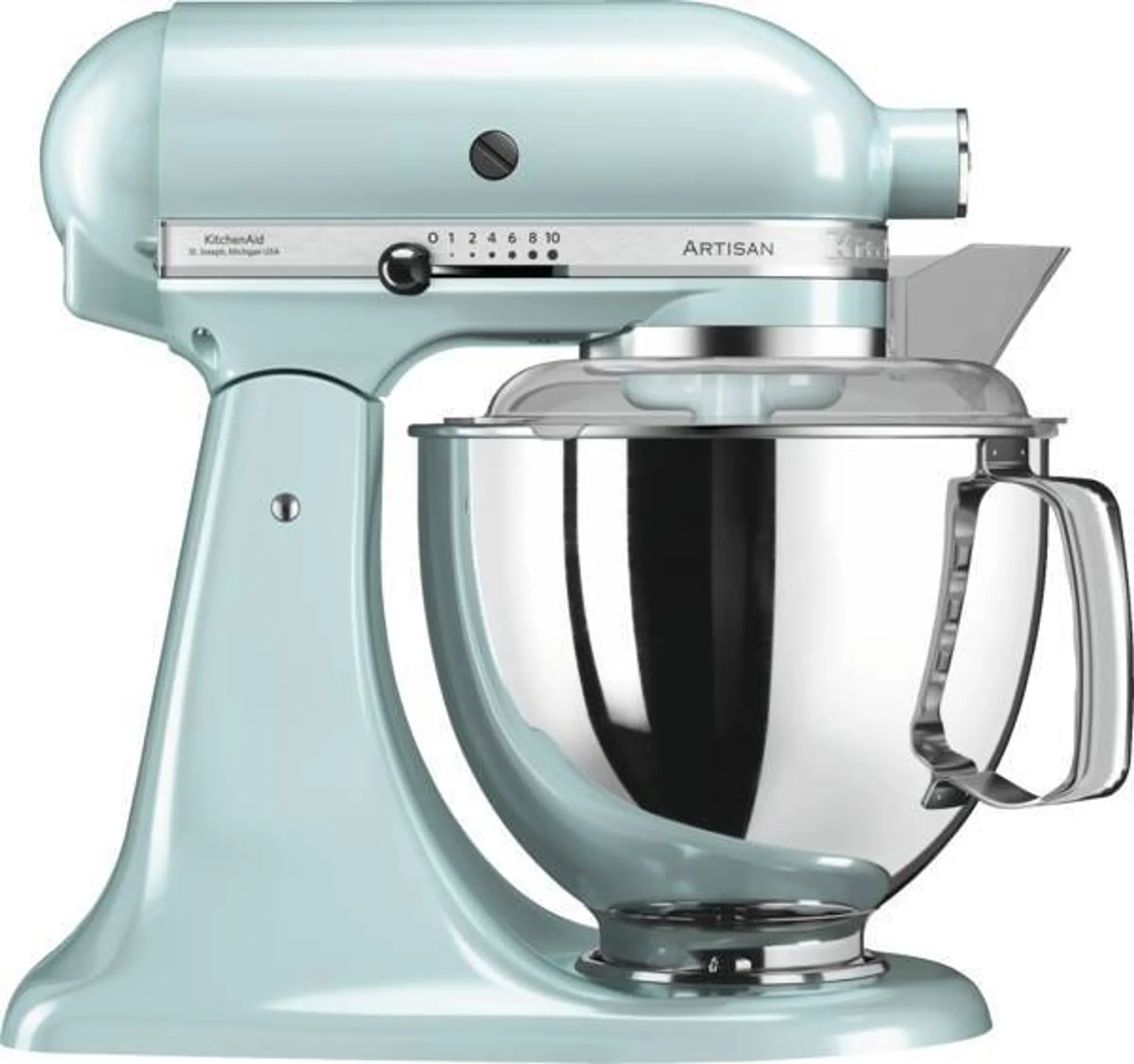 d9827622774d11ee639d37d8b1994bcf.webp Kitchenaid 5KSM175PSEIC 4,8 L Artisan Küchenmaschine Eisblau 300 Watt – Bild 1