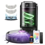 Vactidy W15+ 3-in-1 Nass Trocken Saugroboter mit Absaugstation, 10000Pa/180Min/4L, Roboter Staubsauger mit Wischfunktion (LiDAR-Navigation & WatchAPP)