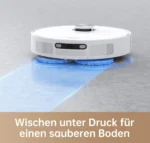 Dreame L10 Prime staubsauger roboter mit wischfunktion,selbstreinigendem Wischmopp,LDS-Navigation,4000 Pa Saugleistung, selbstreinigend, Weiß – Bild 3
