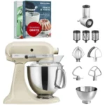 KitchenAid 4,8 L 5KSM175 Artisan Küchenmaschine Set 1 Gemüseschneider Crème